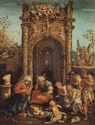 ASPERTINI, Amico The Adoration of the Shepherds oil painting